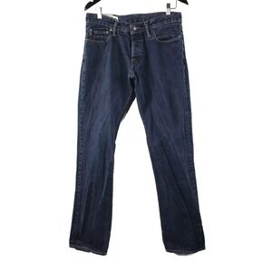 Abercrombie Fitch Jeans Men 32x34 Denim Medium Wash Slim Straight Fit Button Fly